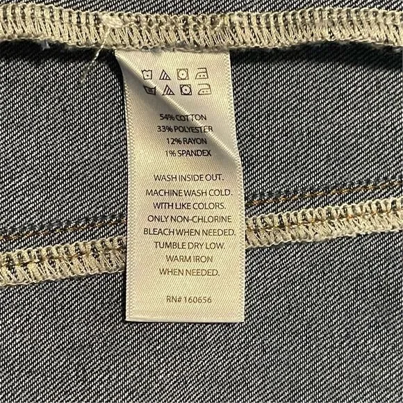 Rachel Zoe Women's Blue Denim Corset Top Size M Casual Blouse - Picture 4 of 7